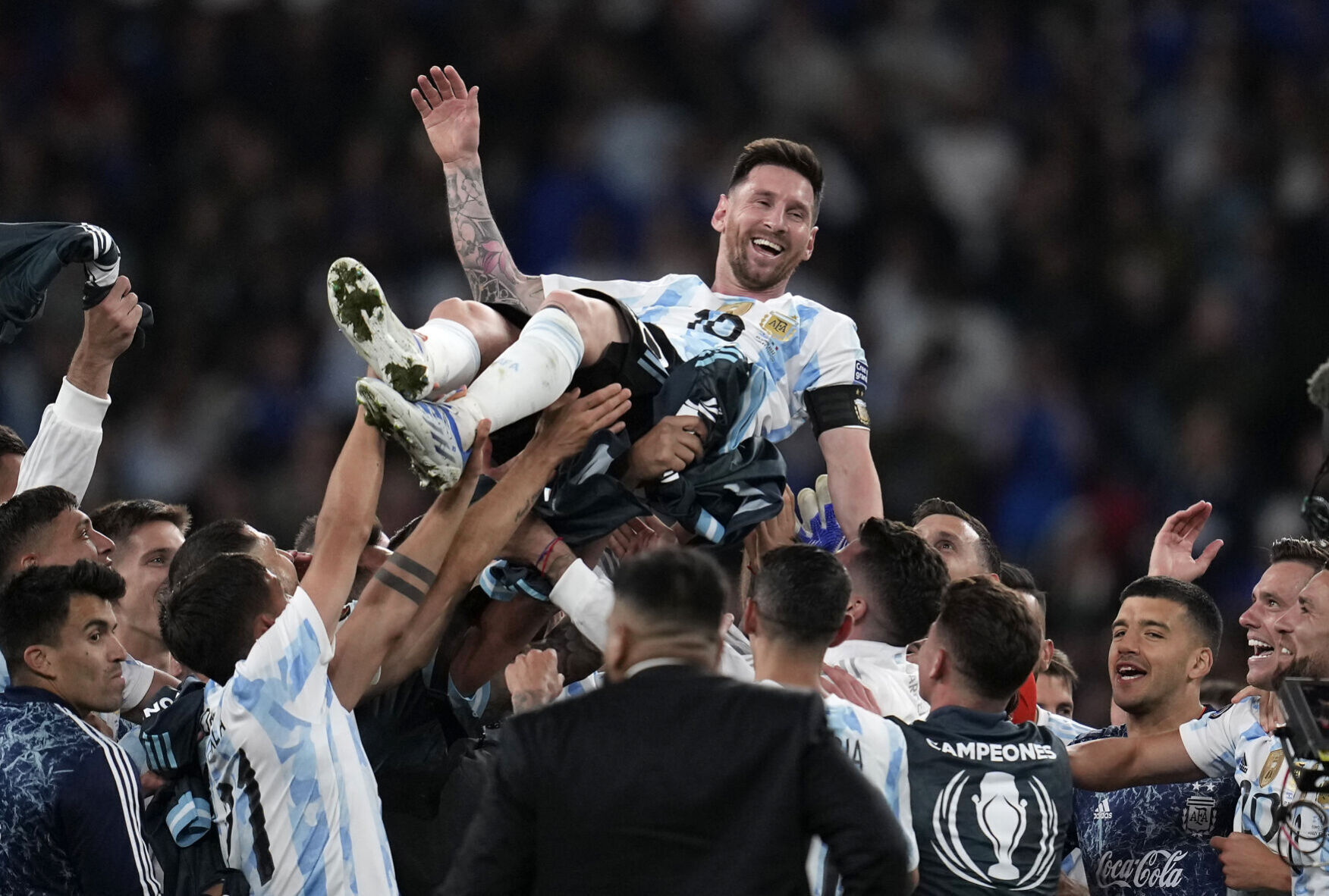 APTOPIX Britain Soccer Italy Argentina